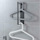 Creative Adhesive Plastic Hangers Storage Rack Home Clothes Stand Organizer