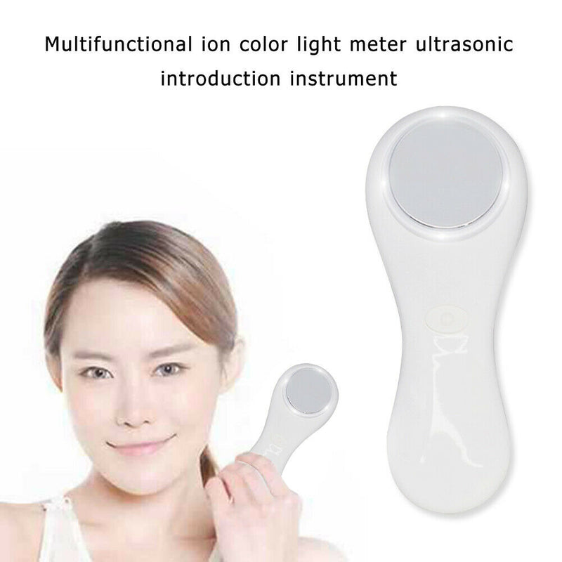 Women Ultrasonic Face Beauty Instrument Facial Skin Care Lifting Tighten Massage