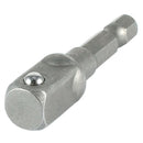 Impact Driver/Drill 1/4inch Hex Hexagon Shank to 3/8inch Socket Adapter Set E5P4