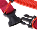Durable Scuba Diving Spiral Spring Coil Lanyard Camera Safety Leash Red