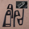 fit for Audi A4 A5 Q5 S4 Real Carbon Fiber Door Window Switch Button Trim 4PCS