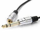 1/4 inch to 3.5mm Stereo Adapter Cable 6.35mm TRS Male to 3.5mm Female Quar
