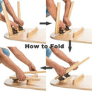 4Pcs Collapsible Support Frame Self-Locking Hinge Table Leg Fittings And Gu