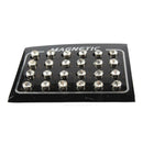 12 Pairs Women Men Crystal Magnetic Clip On Ear Stud Earring No Piercing 5mm