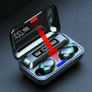 Wireless 5.0 Headset Wireless Earphones Mini Stereo Headphones LED Earbuds.