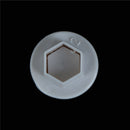 4pcs Hexagon Plastic Cookie Cutter Fondant Cutter Mold Cake Decorating TooLJ