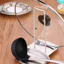 Stainless Steel Pan Pot Rack Cover Lid Rest Stand Spoon Holder Kitchen tool  Gw