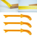 3Pc Durable Yellow Plastic Wood Saw Push Sticks Table Saw Accessories for