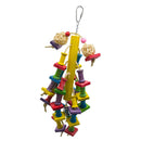Colorful Parrot Macaw Cage Chew Hanging Toys Pet Bird Conure Swing Scratcher