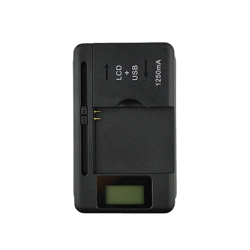 New Mobile Phone Battery Charger LCD Indicator For Cell Phones USB-Port Plug US