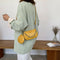 Alligator Leather Handbag Purse Women Sling Crossbody Shoulder Bag (Yellow) A