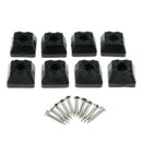 8pcs Wood Furniture Rubber Feet Pad for Table Desk Chair Sofa Couch Ottoman