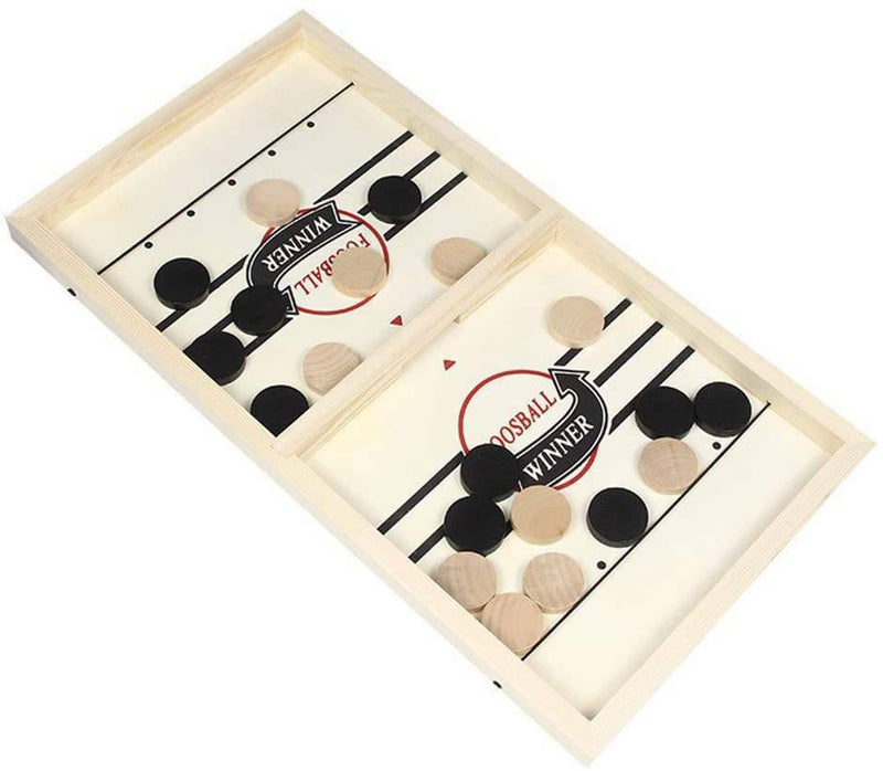 Fast Slingpuck Game Quick Table Hockey Hanging Ball Game Catapult Board Game AU
