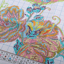 Floral Pattern Cross Stitch Kits For Kids Embroidery 11 Counted
