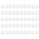 25 Pairs Round Silicone Eyeglass Push In Nose Pads