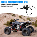 7/8 Dual Pull RH Brake Lever with Parking Brake for ATV Quad Bike 4 Wheeler