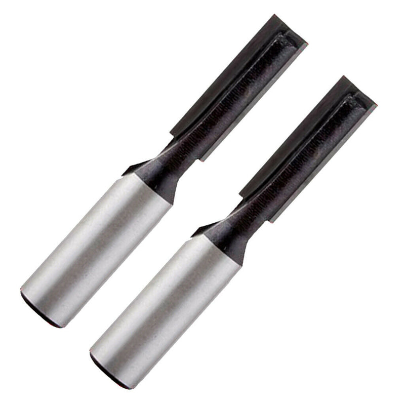 2x Carbide Straight Dado Router Bit Woodworking Milling Cutter 8mm Shank,6mm