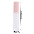 Empty Lip Gloss Tubes Plastic Lip Balm Tube Lipstick Mini Cosmetic Container: Tw