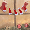 Christmas Small Hats Flag Fireplace Curtains Pennant Valance Christmas
