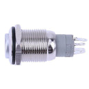 16mm 12V Red LED Momentary Push Button Metal Switch Car Boat Speakers Horn