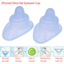 2Pcs Soft Silicone Reusable Eye Wash Cup Eyewash Container Eye Care Washing C Gw
