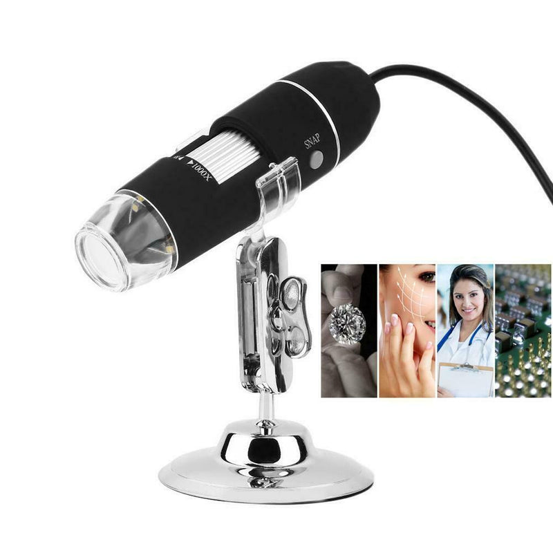 1000X 35MP Digital Microscope USB Magnification Electronic Microscope K1B