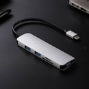 USB C Type-C to USB 3.0 & Card Reader for Micro SD/SD Adapter for Macbook