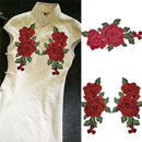 Embroidery Rose Flower Sew On Patch Badge Bag Jeans Dress Applique Craft M&E