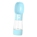 Portable Pets Dog Puppy Water Bottle Drinking Feeder Outdoor Walking Travel Blue