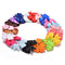 20Pcs Baby Girls Boutique Big Bow Hair Clips Grosgrain Ribbon Hairpin LIAU
