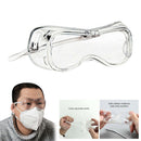 Adjustable Anti Sand Droplet Safety Goggles Eye Protector Protective Glasses Del