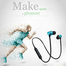 Neck Hanging Magnetic Bluetooth Headset Earplugs Wireless Sports Earphone A
