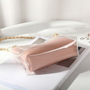 Fashion Women Mini Small Shoulder Bag Clear Transparent Girls Cute Composit F2Z3
