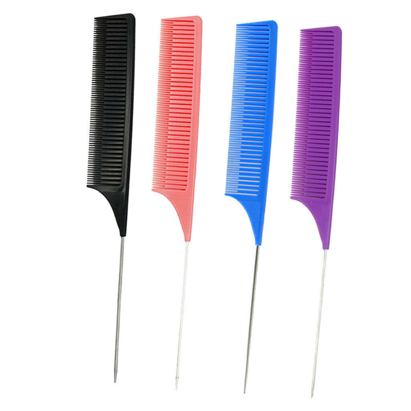 4x Weave Highlighting Foiling Hair Combs for Hair Coloring Combs Brush Tools