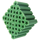 500 Pcs Green Masonry Screw Fixing Wall Anchor Plugs 6mm x 27mm