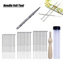 30Pcs DIY Wool Felting Needles Handle Felt Tools Kit w/Bottle Kit for Starter