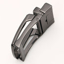 Mens Ratchet Leather Belt Buckle, Automatic Slide Buckle For Belt Strap 35mm