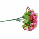 21pcs Artificial Rose Flower Bouquet Heads