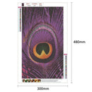 5D DIY Full Drill Diamond Painting Cross Stitch Embroidery (Purple Feather)