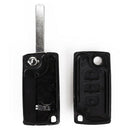 3 foldable shell KEY buttons for remote PEUGEOT 207 307 308 407 CITROEN C2  R4I9