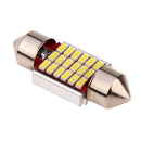 31mm 18SMD Double Pointed High Light Car 3014 LED Decoding Reading Light