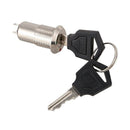 AC 250V 0.5A 2 Terminals On Off Tubular Key Lock Switch