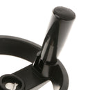 Folding Handle Alum Hand Wheel for Milling Machine Aluminum Assembly Black