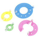8PCS 4 sizes Fluff Ball Weaver PomPom Maker Knitting Loom Kit ME