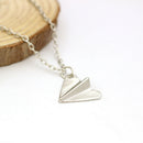 Harry Style Necklace Paper Airplane Pendant Jewelry Chain Fashion Necklace  Z