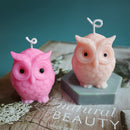 Owl Candle Silicone Mold for Candle Making DIY Handmade Molds Plaster Wax MSEAU