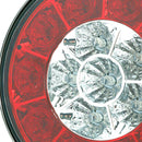 1X 4" Round Red/Amber 16-LED Truck Trailer Brake Stop Turn Signal Tail Lig T J!E