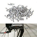 50PCS Bicycle Bike Shifter Brake Ferrules Cable Tips Caps End Crimp Q6L6