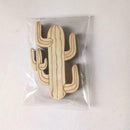 5PCS/Set Craft Prop Shape Decoration Cactus Scene Innovative Home Wooden 7W69