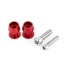 2Pcs M6 X1.5 Motorcycle Cnc Swing Arm Sliders Spools Stand Screw For Yamaha